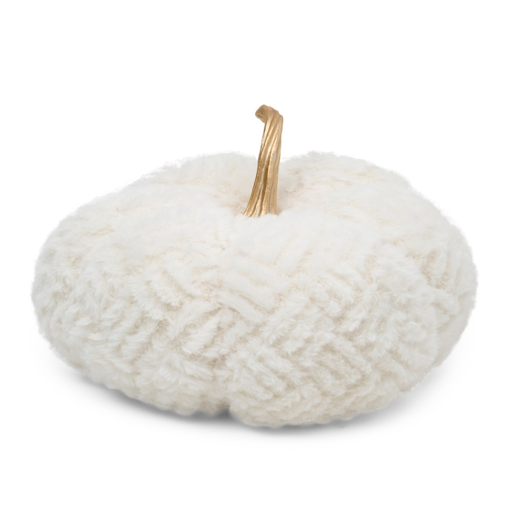 NWT Cupcakes & Cashmere Faux Fur Pumpkin 11”